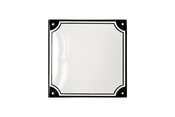 VORDINGBORG HAUSNUMMERN 1-9 Emailleschild