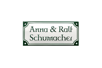 AMALIENBORG NAMENSSCHILD Anna & Ralf Schumacher